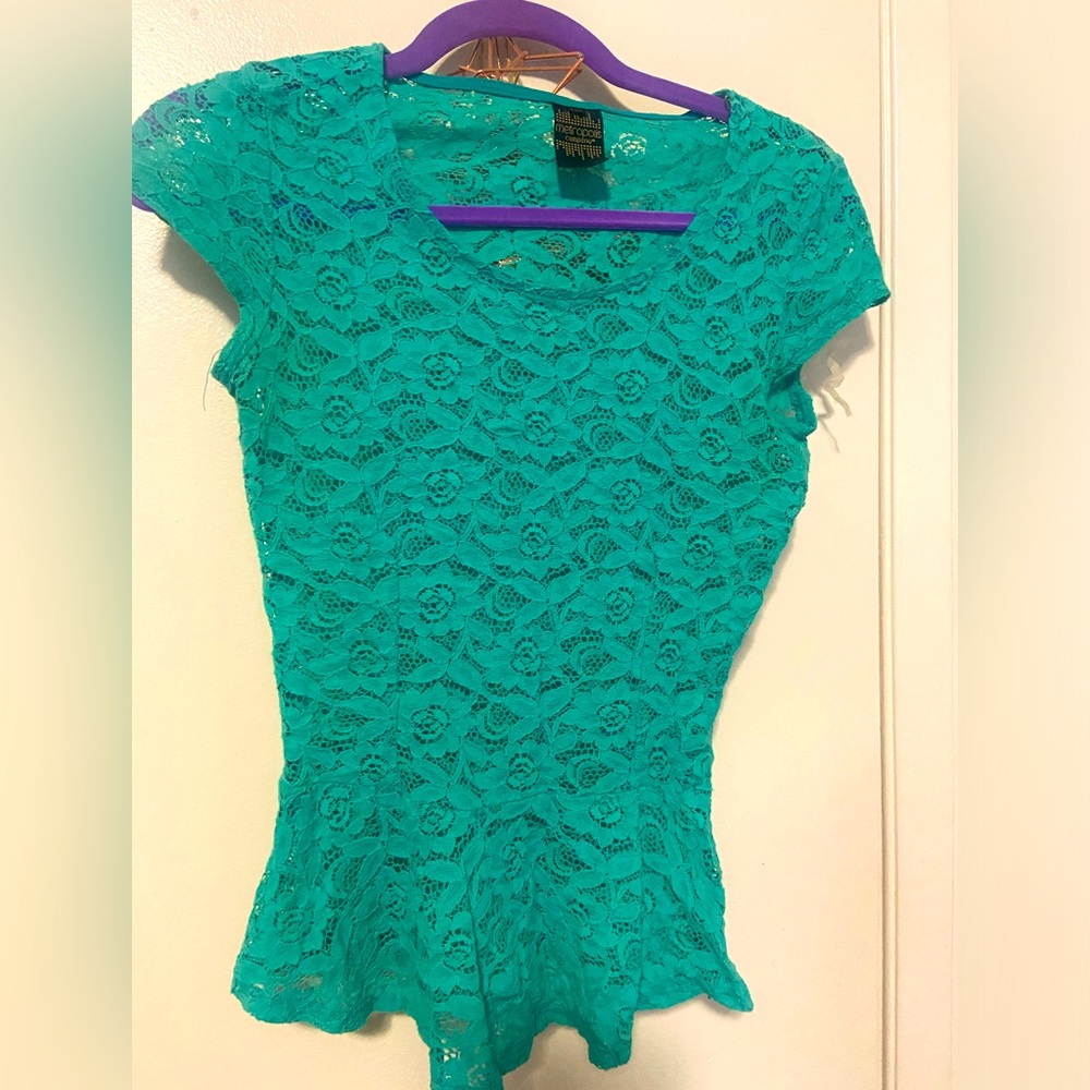 Green shirt